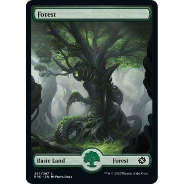 Image for Forest (287) - Full Art (287) (BRO) - Magic: The Gathering