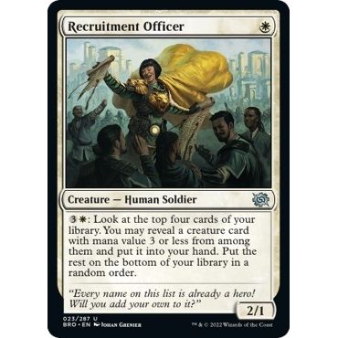 Image for Recruitment Officer (23) (BRO) - Magic: The Gathering