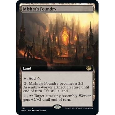Image for Mishra's Foundry (Extended Art) (372) (BRO) - Magic: The Gathering