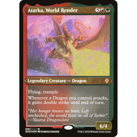 Image for Atarka, World Render (Foil Etched) (1) (SCD) - Magic: The Gathering