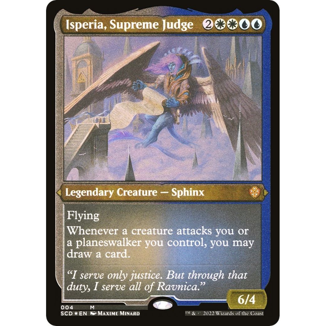 Image for Isperia, Supreme Judge (Foil Etched) (4) (SCD) - Magic: The Gathering
