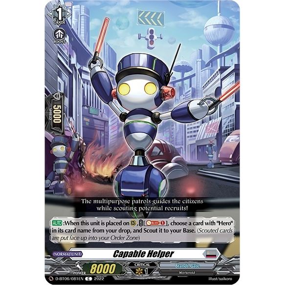 Image for Capable Helper (D-BT06/081EN) (D-BT06) - Cardfight Vanguard