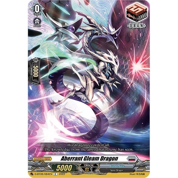 Image for Aberrant Gleam Dragon (D-BT06/084EN) (D-BT06) - Cardfight Vanguard