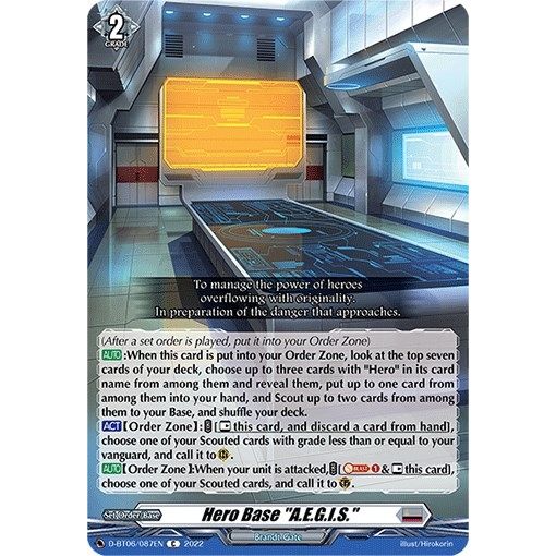 Image for Galactic Base "A.E.G.I.S." (D-BT06/087EN) (D-BT06) - Cardfight Vanguard