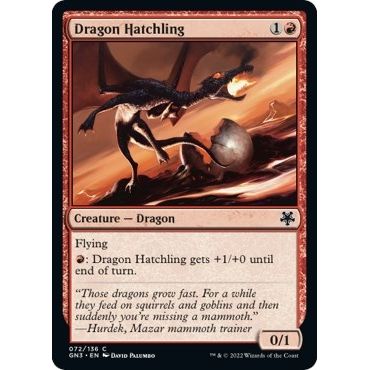 Image for Dragon Hatchling (72) (GN3) - Magic: The Gathering