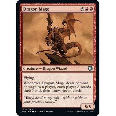 Image for Dragon Mage (73) (GN3) - Magic: The Gathering