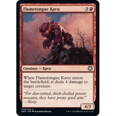 Image for Flametongue Kavu (78) (GN3) - Magic: The Gathering