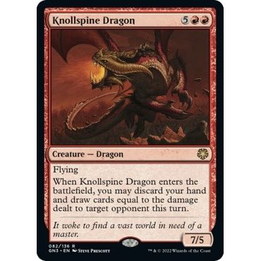 Image for Knollspine Dragon (82) (GN3) - Magic: The Gathering