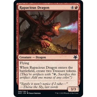 Image for Rapacious Dragon (85) (GN3) - Magic: The Gathering