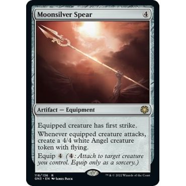 Image for Moonsilver Spear (118) (GN3) - Magic: The Gathering