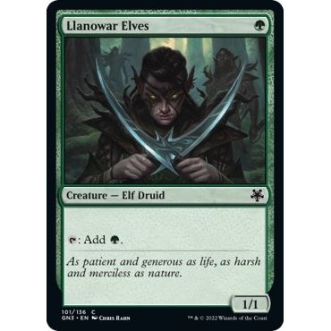Image for Llanowar Elves (101) (GN3) - Magic: The Gathering