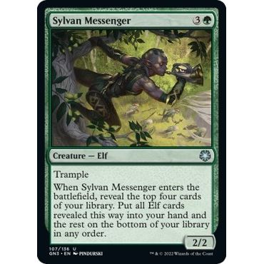 Image for Sylvan Messenger (107) (GN3) - Magic: The Gathering