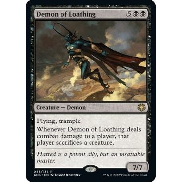 Image for Demon of Loathing (45) (GN3) - Magic: The Gathering