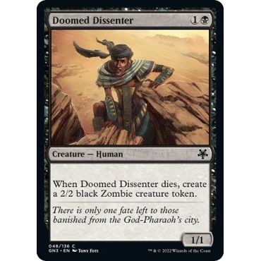Image for Doomed Dissenter (48) (GN3) - Magic: The Gathering