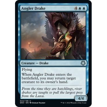 Image for Angler Drake (22) (GN3) - Magic: The Gathering