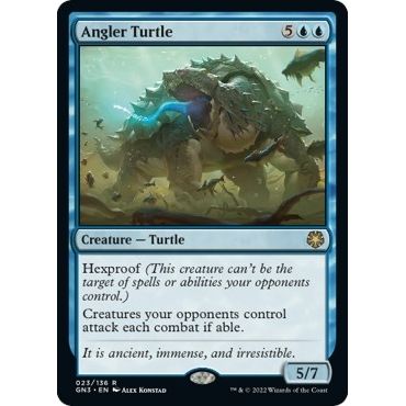 Image for Angler Turtle (23) (GN3) - Magic: The Gathering
