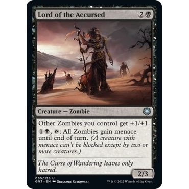 Image for Lord of the Accursed (55) (GN3) - Magic: The Gathering