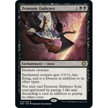 Image for Demonic Embrace (46) (GN3) - Magic: The Gathering