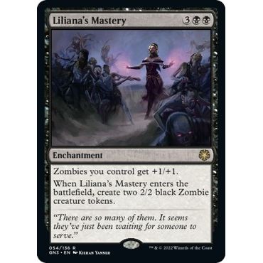 Image for Liliana's Mastery (54) (GN3) - Magic: The Gathering