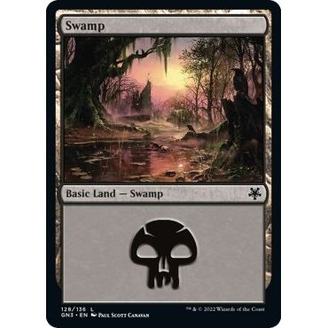 Image for Swamp (128) (128) (GN3) - Magic: The Gathering