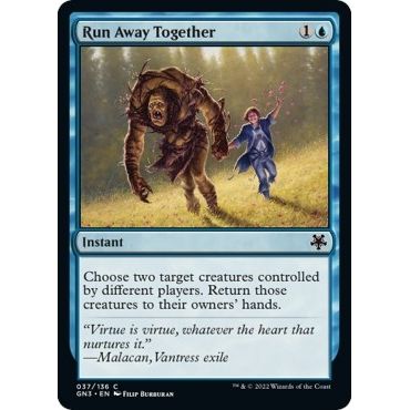 Image for Run Away Together (37) (GN3) - Magic: The Gathering