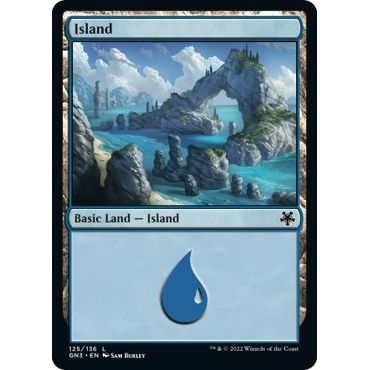 Image for Island (125) (125) (GN3) - Magic: The Gathering