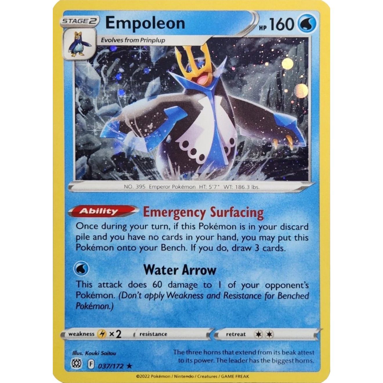 Image for Empoleon - 037/172 (Cosmos Holo) (037/172) (MCAP) - Pokemon
