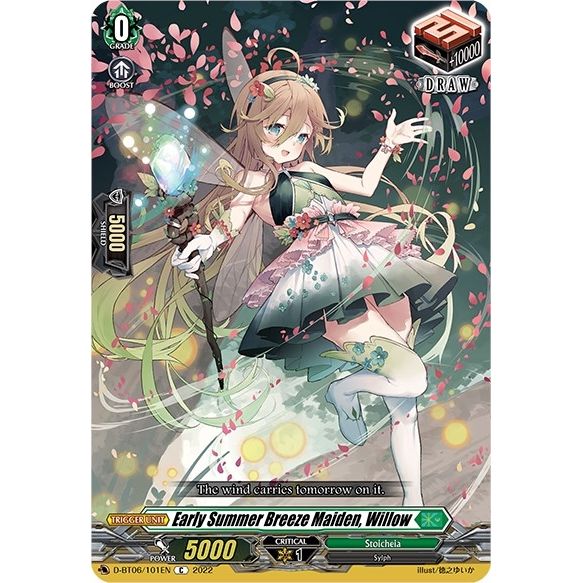 Image for Early Summer Breeze Maiden, Willow (D-BT06/101EN) (D-BT06) - Cardfight Vanguard