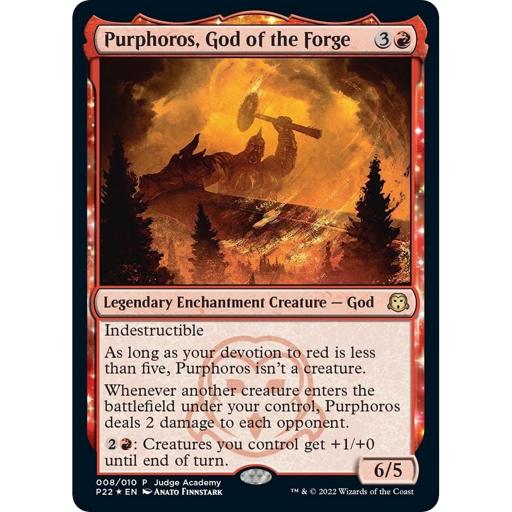 Image for Purphoros, God of the Forge (8) (JDG) - Magic: The Gathering