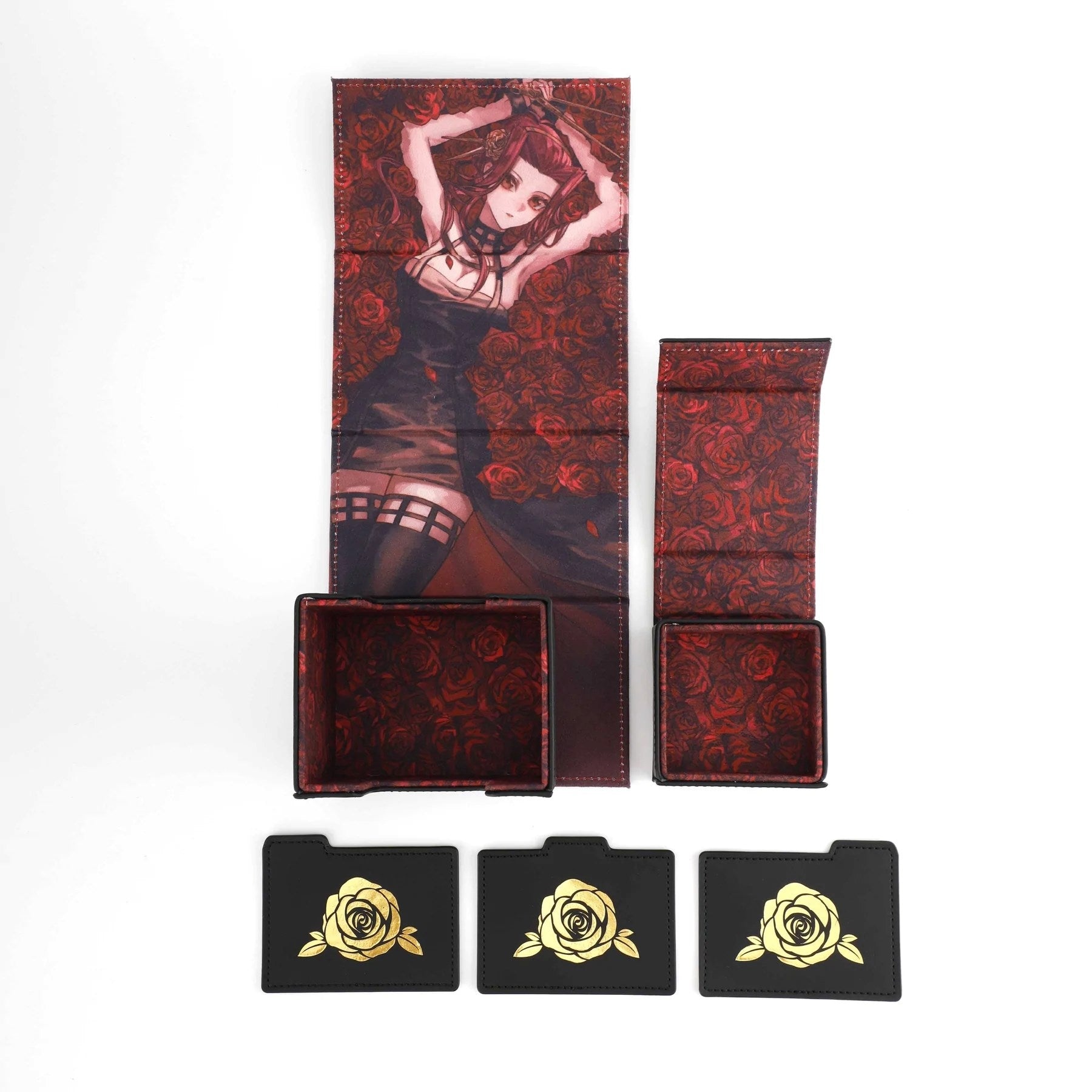 Image for Signer x Family Dicewinder Deck Box with Magnetic Dice Tray (Full Grain Leather) - Deck Boxes
