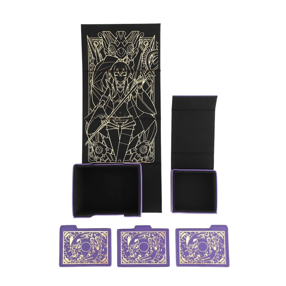 Image for Master of Puppets Dicewinder Deck Box with Magnetic Dice Tray (PU Vegan Leather) - Deck Boxes