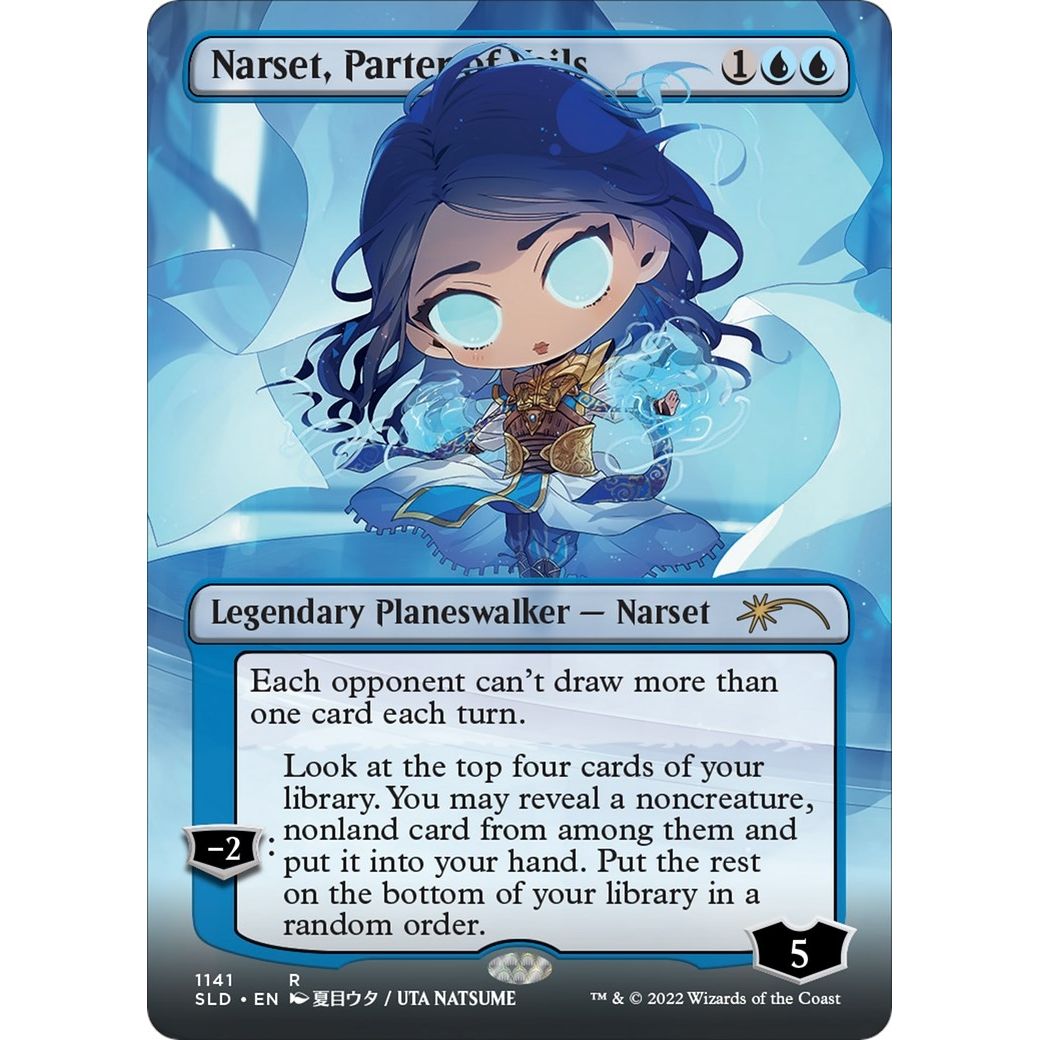 Image for Narset, Parter of Veils (Borderless) (1141) (SLD) - Magic: The Gathering