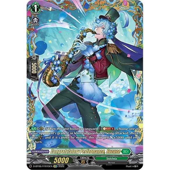 Image for Congratulatory Performance, Sucuse (FFR) (D-BT06/FFR15EN) (D-BT06) - Cardfight Vanguard