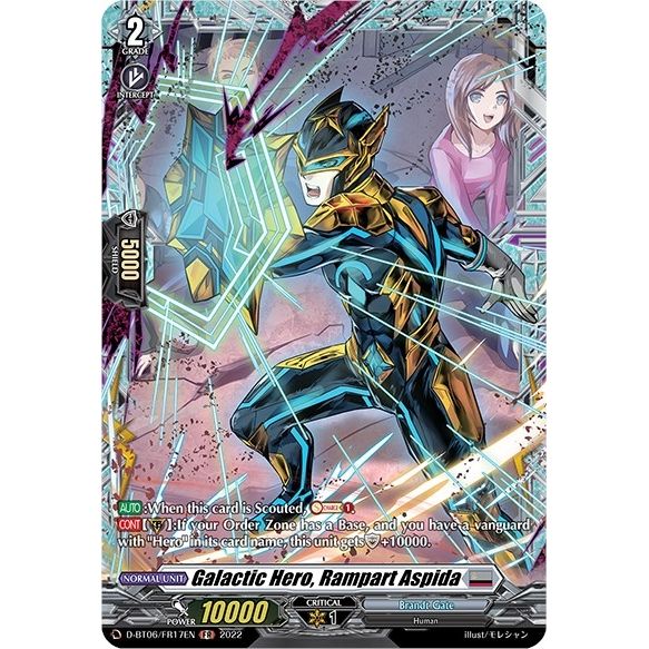 Image for Galactic Hero, Rampart Aspida (FR) (D-BT06/FR17EN) (D-BT06) - Cardfight Vanguard