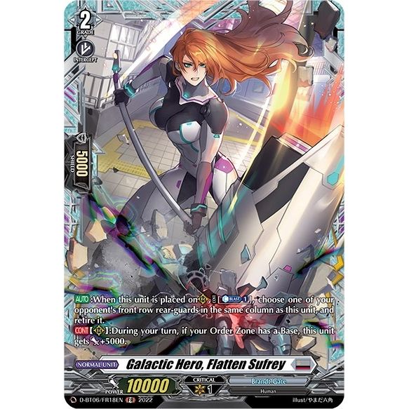 Image for Galactic Hero, Flatten Sufrey (FR) (D-BT06/FR18EN) (D-BT06) - Cardfight Vanguard