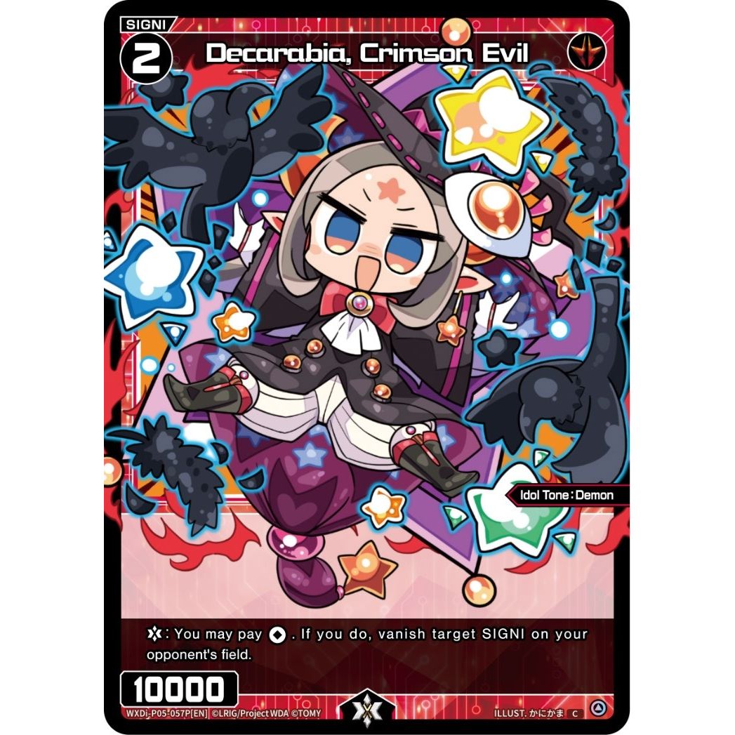 Image for Decarabia, Crimson Evil (Parallel Foil) (WXDi-P05-057P[EN]) (WXDi-P05) - WIXOSS