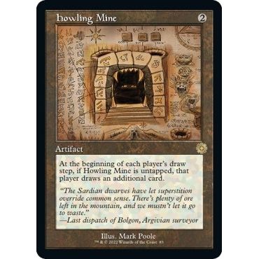 Image for Howling Mine (Schematic) (83) (BRR) - Magic: The Gathering