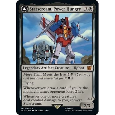 Image for Starscream, Power Hungry (5) (BOT) - Magic: The Gathering
