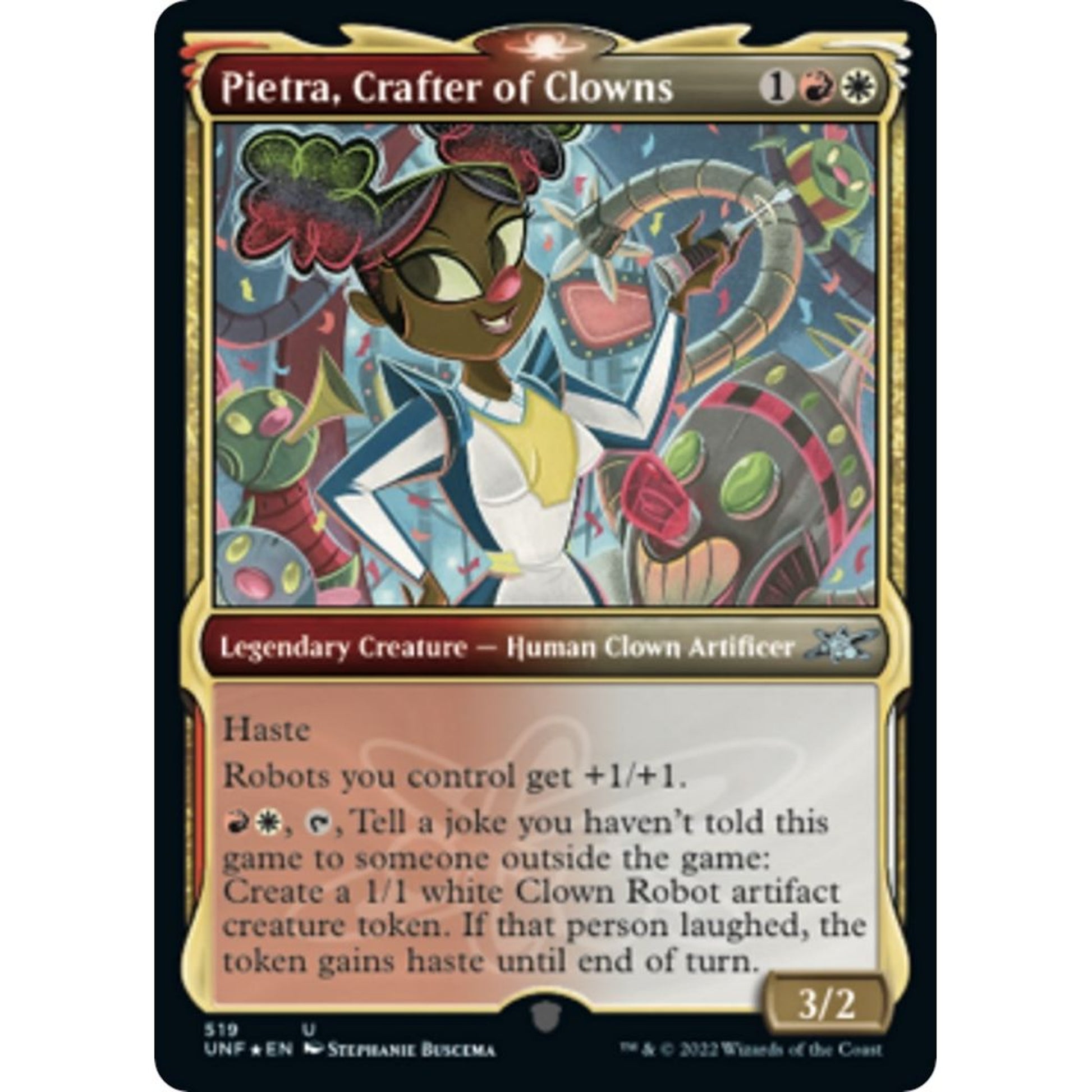 Image for Pietra, Crafter of Clowns (Showcase) (Galaxy Foil) (519) (UNF) - Magic: The Gathering