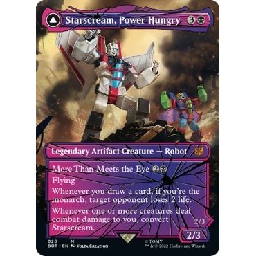 Image for Starscream, Power Hungry (Shattered Glass) (20) (BOT) - Magic: The Gathering