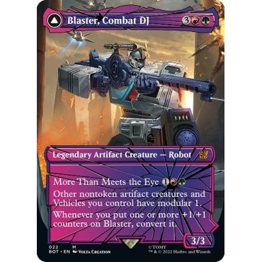 Image for Blaster, Combat DJ (Shattered Glass) (22) (BOT) - Magic: The Gathering