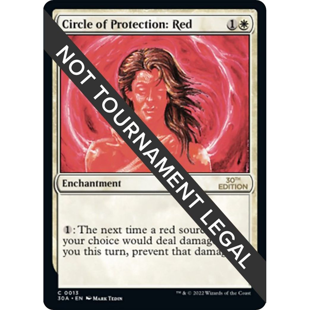 Image for Circle of Protection: Red (13) (30A) - Magic: The Gathering