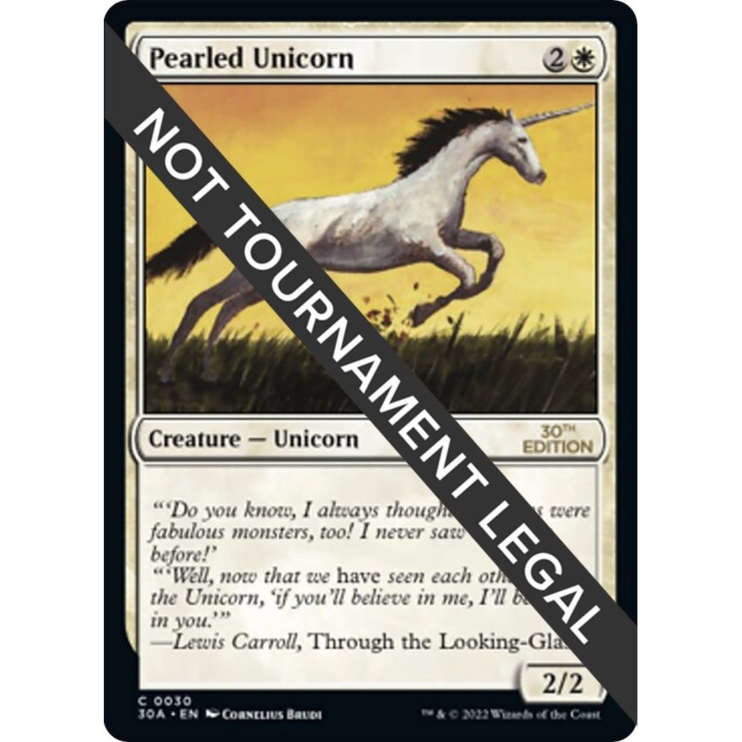 Image for Pearled Unicorn (30) (30A) - Magic: The Gathering