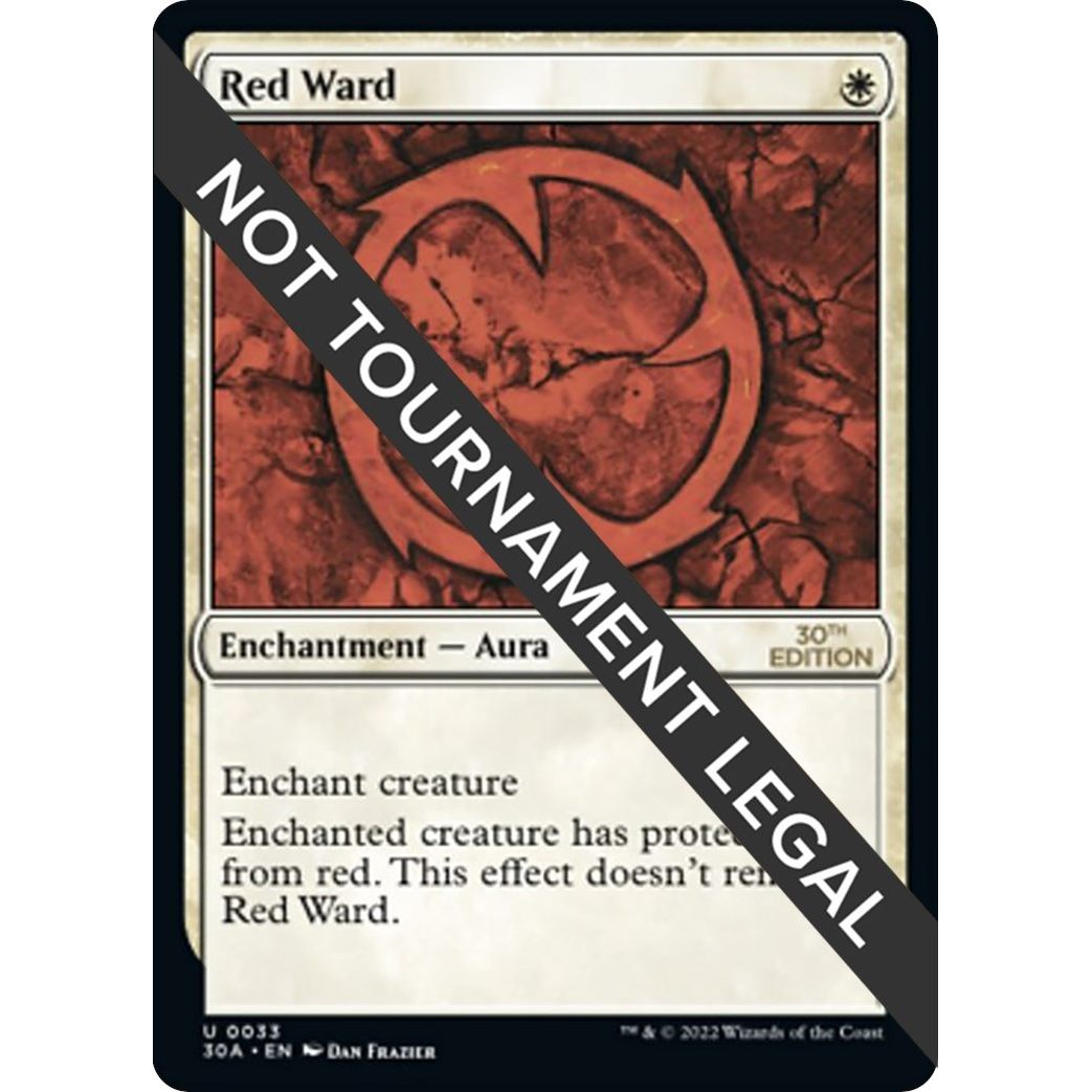 Image for Red Ward (33) (30A) - Magic: The Gathering