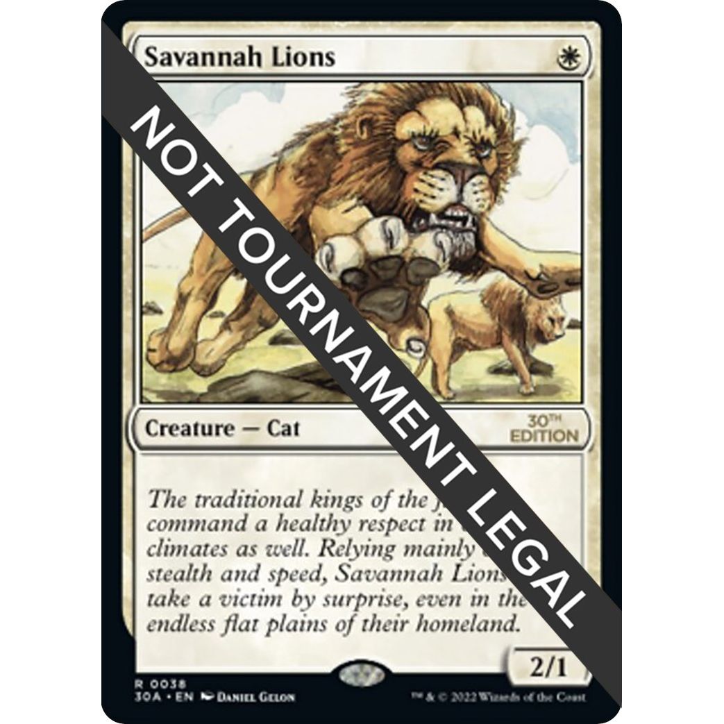 Image for Savannah Lions (38) (30A) - Magic: The Gathering