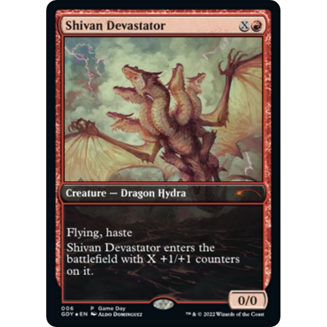 Image for Shivan Devastator (6) (GAME) - Magic: The Gathering