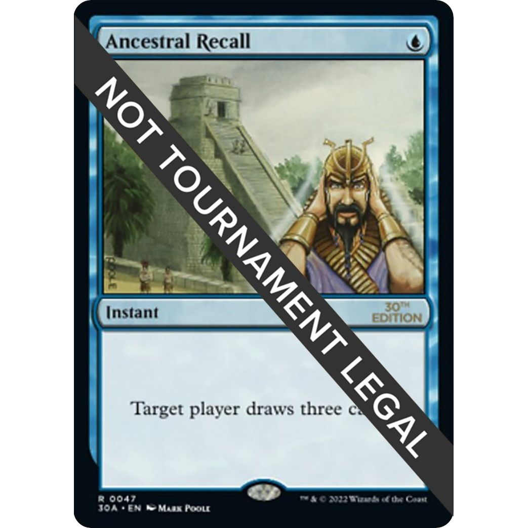 Image for Ancestral Recall (47) (30A) - Magic: The Gathering