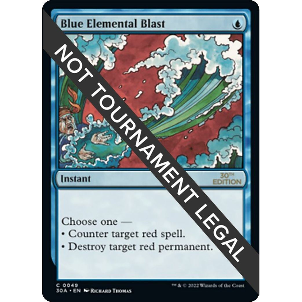 Image for Blue Elemental Blast (49) (30A) - Magic: The Gathering