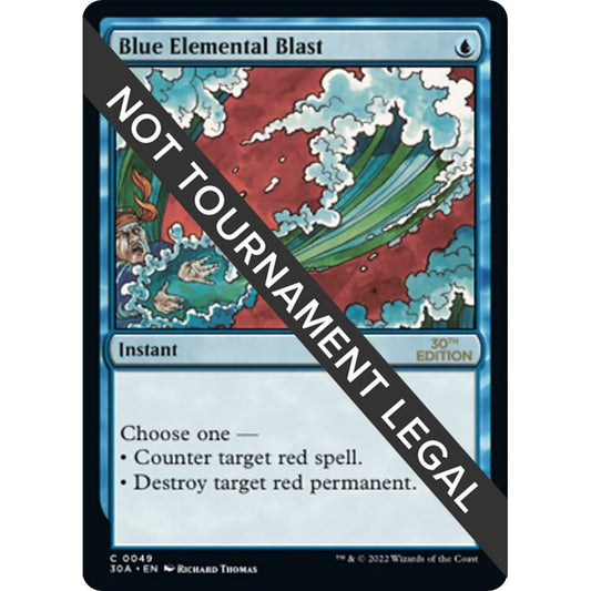 Image for Blue Elemental Blast (49) (30A) - Magic: The Gathering