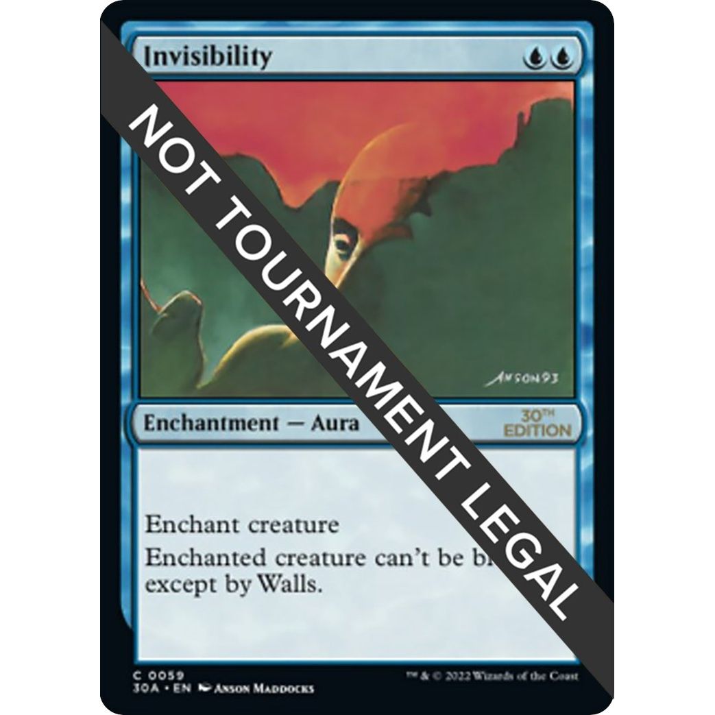 Image for Invisibility (59) (30A) - Magic: The Gathering